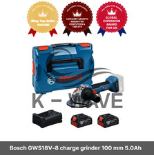 Bosch GWS18V-8 charge grinder